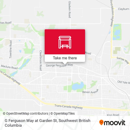 G Ferguson Way at Garden St map