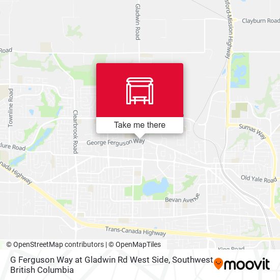 G Ferguson Way at Gladwin Rd West Side map