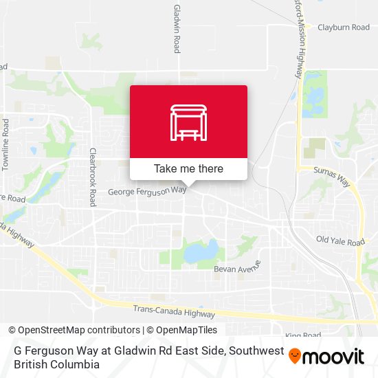 G Ferguson Way at Gladwin Rd East Side map