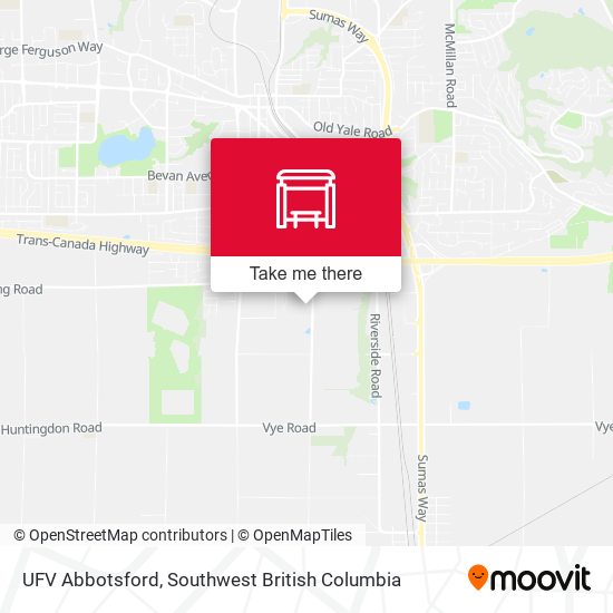 UFV Abbotsford map