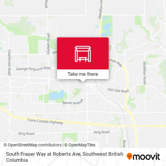 South Fraser Way at Roberts Ave plan