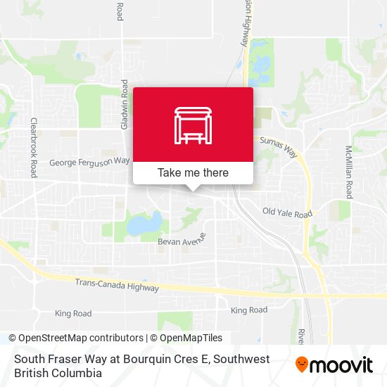 South Fraser Way at Bourquin Cres E map