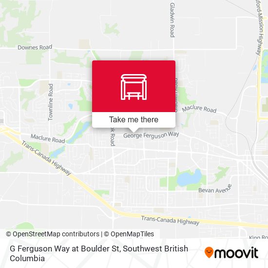 G Ferguson Way at Boulder St map