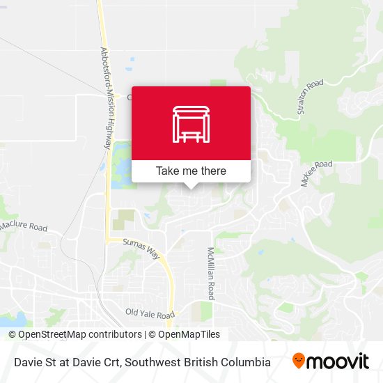 Davie St at Davie Crt map