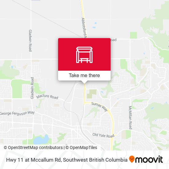 Hwy 11 at Mccallum Rd map