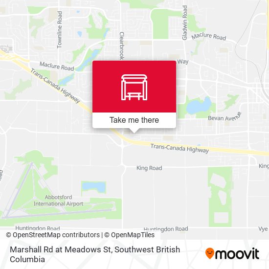 Marshall Rd at Meadows St map