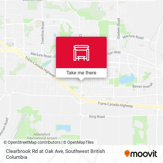 Clearbrook Rd at Oak Ave map