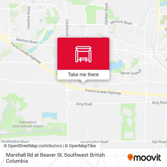 Marshall Rd at Beaver St map