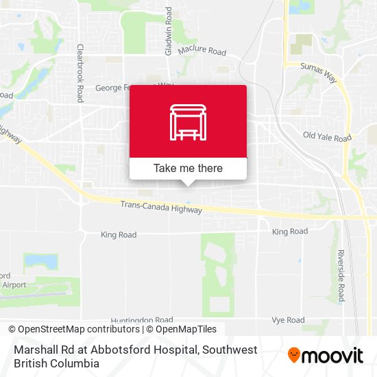 Abbotsford Hospital map