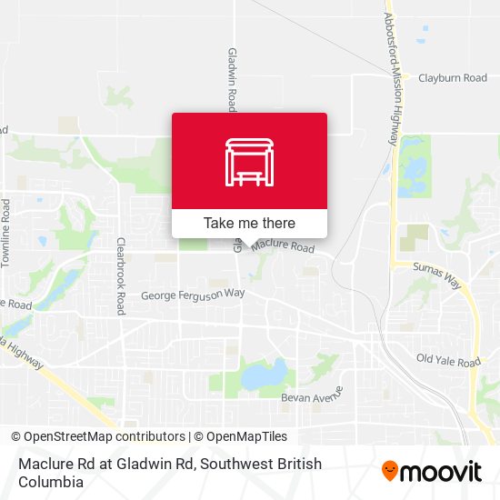 Maclure Rd at Gladwin Rd map