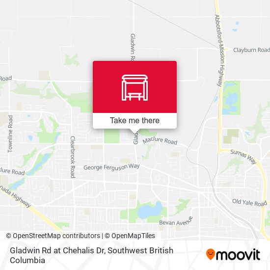 Gladwin Rd at Chehalis Dr map