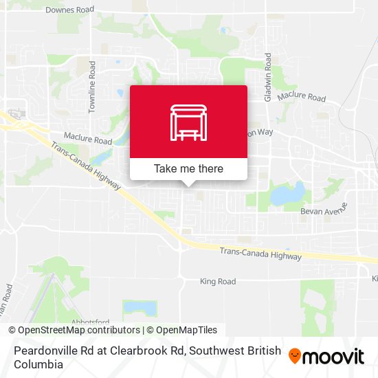 Peardonville Rd at Clearbrook Rd plan