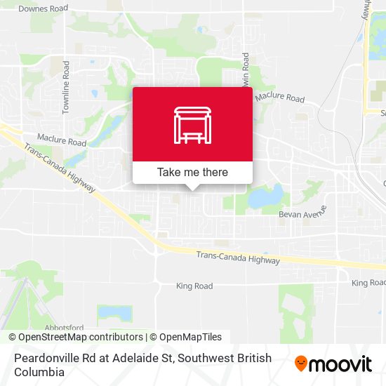 Peardonville Rd at Adelaide St plan