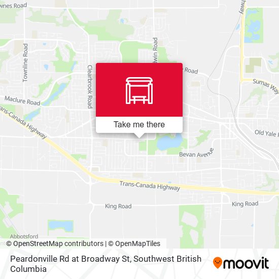 Peardonville Rd at Broadway St plan