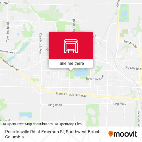 Peardonville Rd at Emerson St map