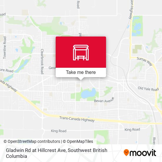 Gladwin Rd at Hillcrest Ave map