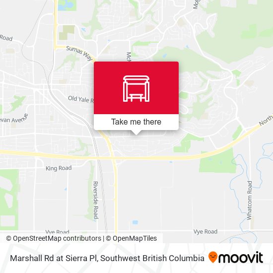 Marshall Rd at Sierra Pl map