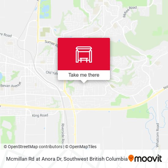 Mcmillan Rd at Anora Dr map