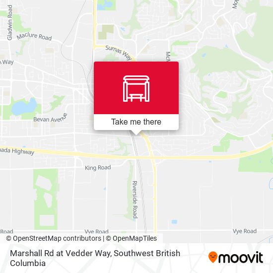 Marshall Rd at Vedder Way map
