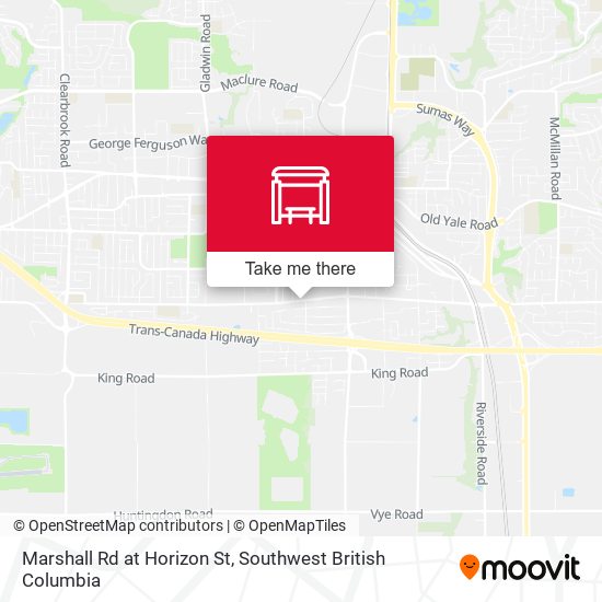 Marshall Rd at Horizon St map