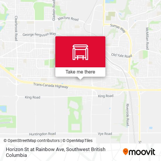 Horizon St at Rainbow Ave map
