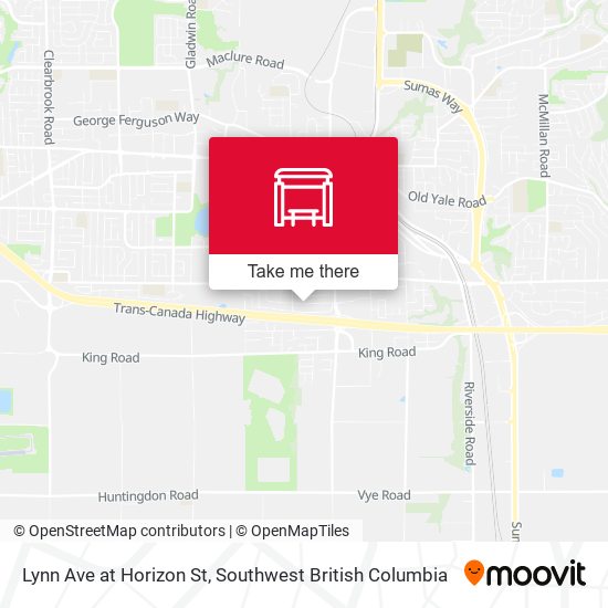 Lynn Ave at Horizon St map