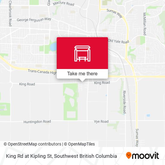 King Rd at Kipling St map