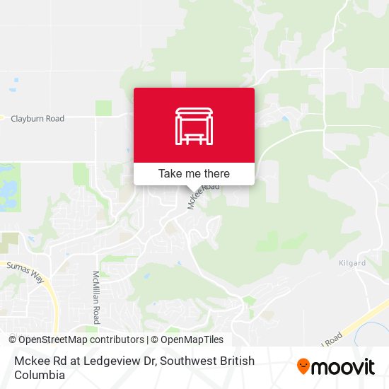 Mckee Rd at Ledgeview Dr map