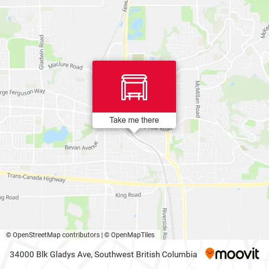 34000 Blk Gladys Ave map