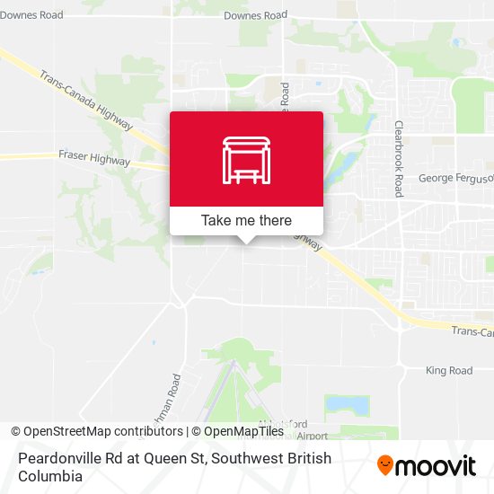 Peardonville Rd at Queen St map