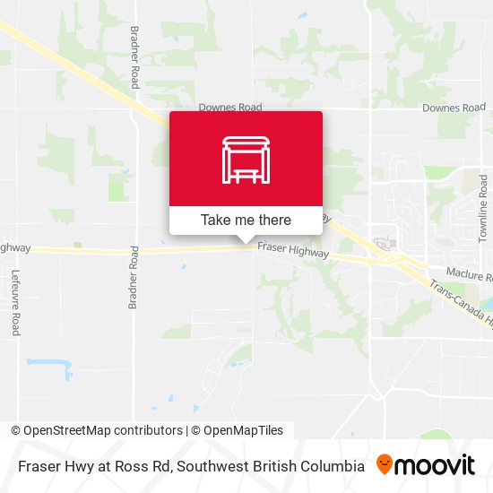 Fraser Hwy at Ross Rd map