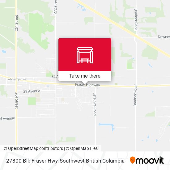 27800 Blk Fraser Hwy map