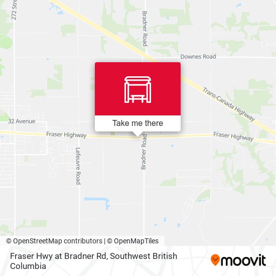 Fraser Hwy at Bradner Rd plan