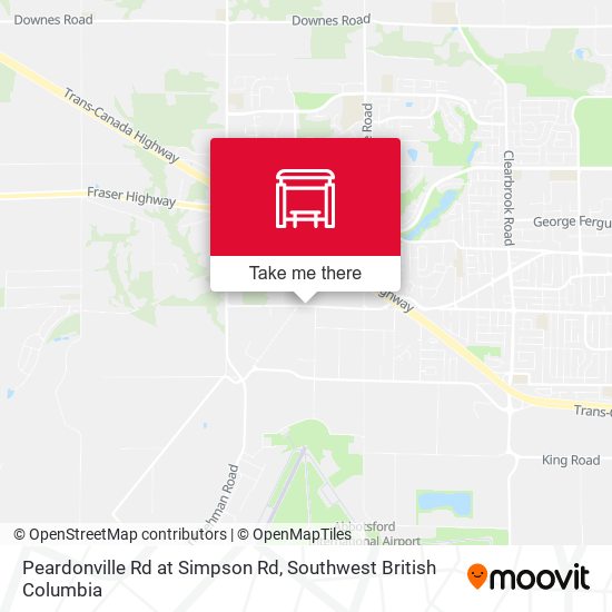 Peardonville Rd at Simpson Rd map
