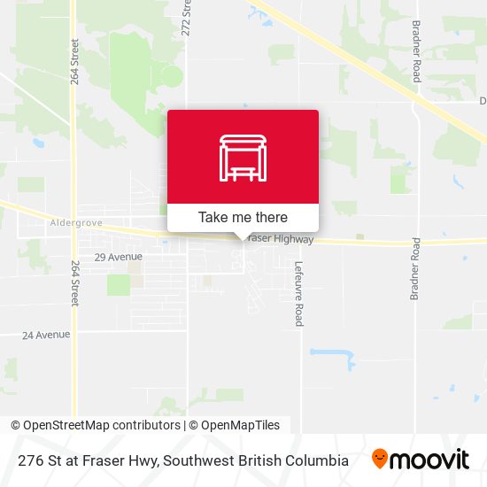 276 St at Fraser Hwy plan