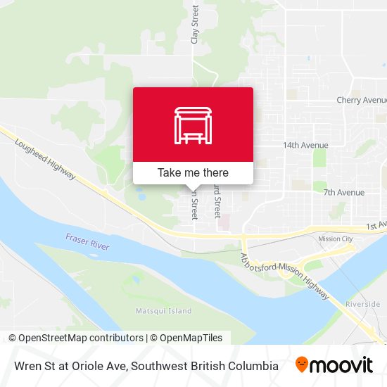 Wren St at Oriole Ave map