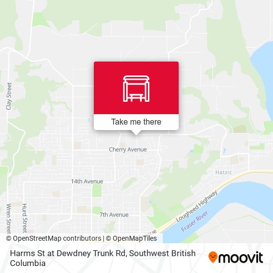 Harms St at Dewdney Trunk Rd plan