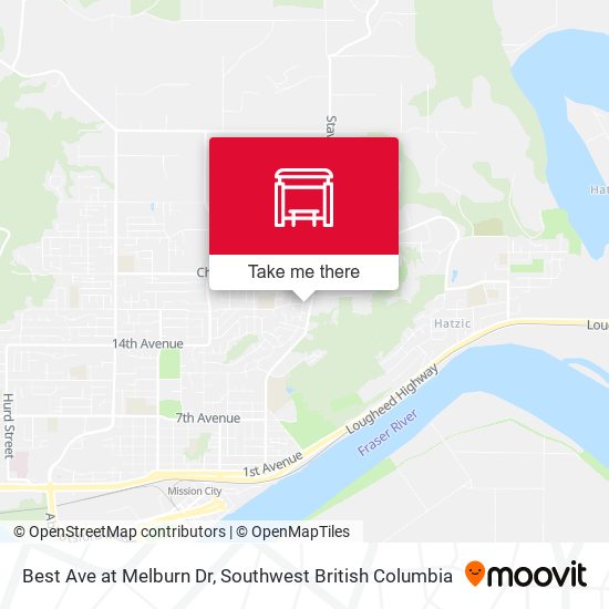 Best & Melburn map
