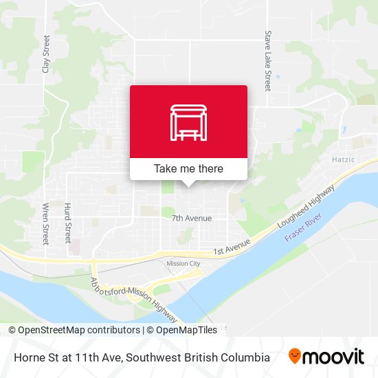 Horne St at 11th Ave map