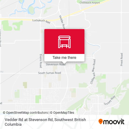 Vedder Rd at Stevenson Rd plan