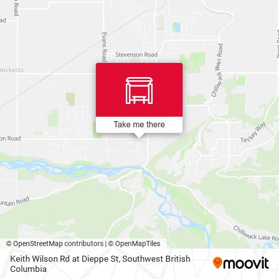 Keith Wilson Rd at Dieppe St map