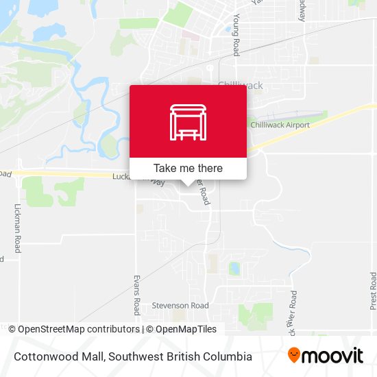 Cottonwood Mall map