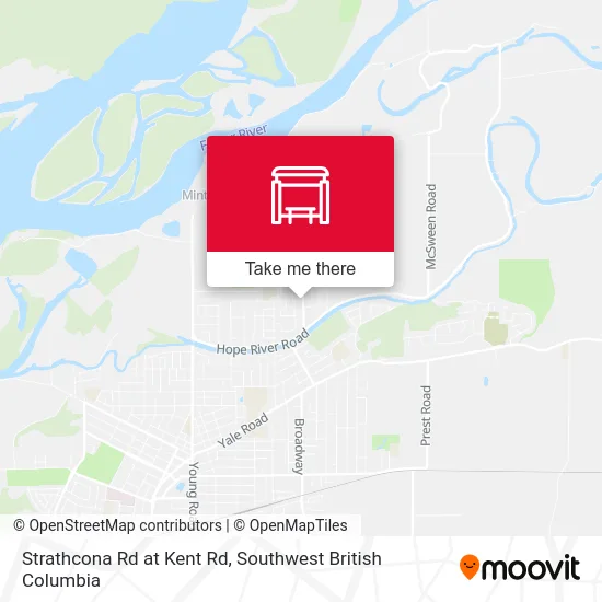 Strathcona Rd at Kent Rd map