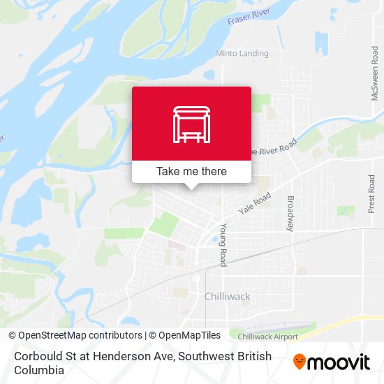 Corbould St at Henderson Ave map