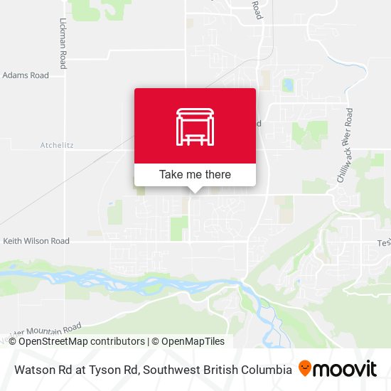 Watson Rd at Tyson Rd map