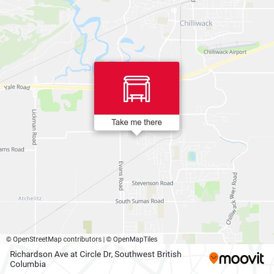 Richardson Ave at Circle Dr map