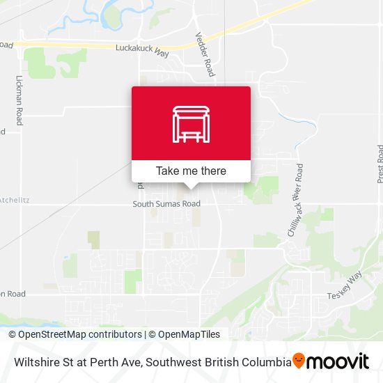 Wiltshire St at Perth Ave map