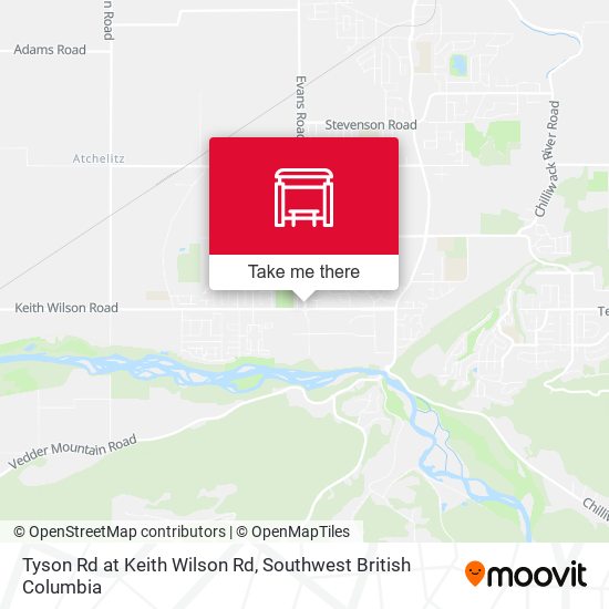Tyson Rd at Keith Wilson Rd map