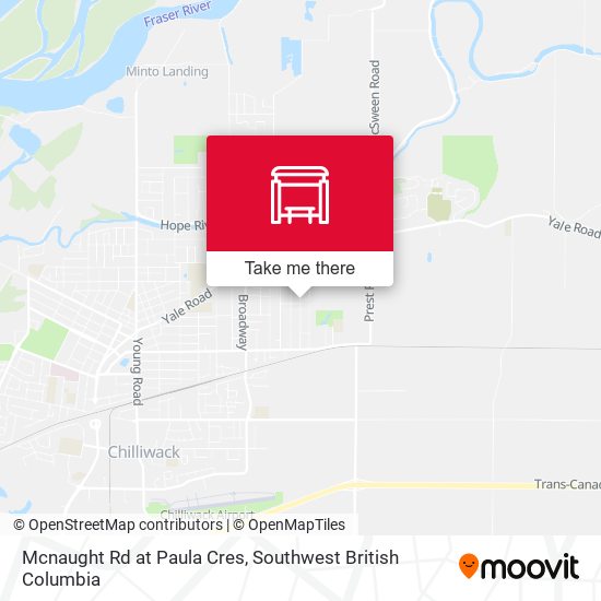 Mcnaught Rd at Paula Cres map