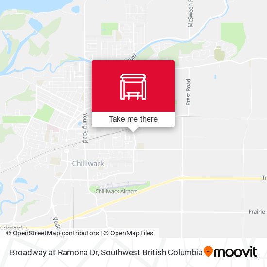 Broadway & Ramona map